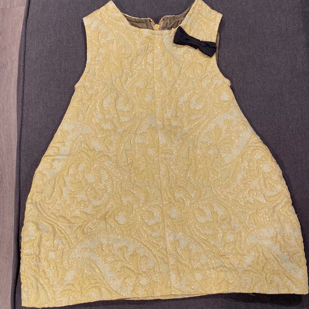 Right Bank Babies Lurex Brocade Dress Baby size 18-24 months